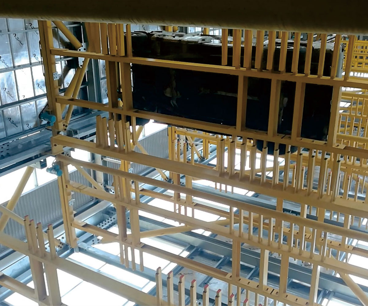 25層梳齒垂直升降機械車庫